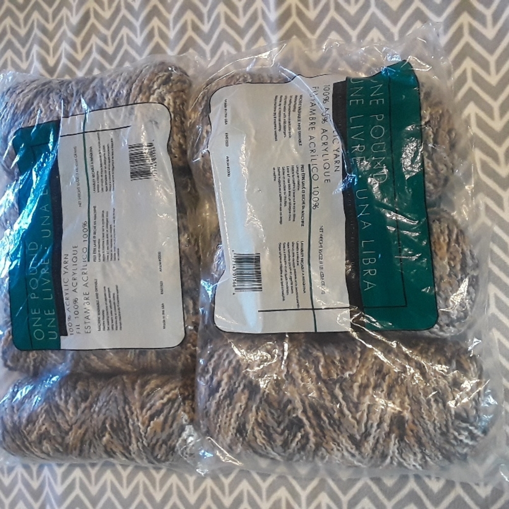 7 skeins bulky yarn